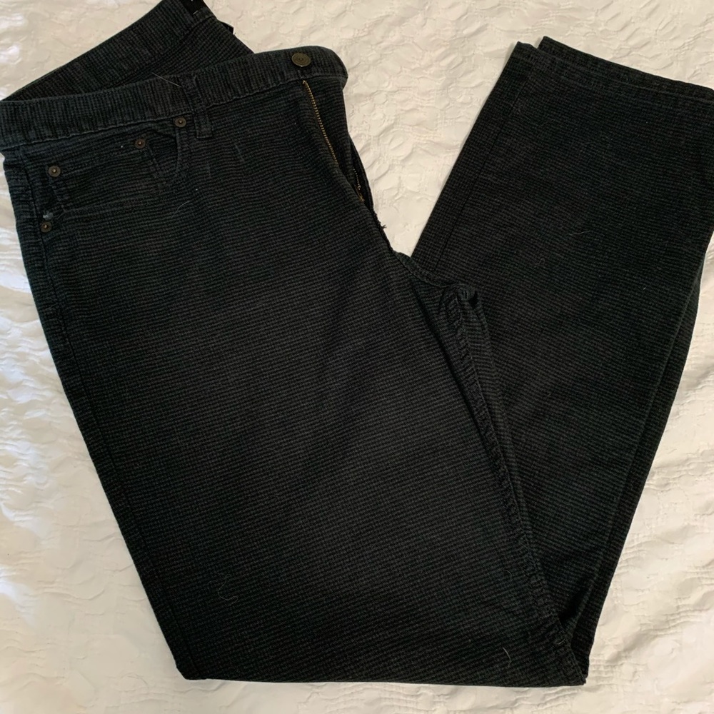 Men’s Banana Republic Black Check Chinos